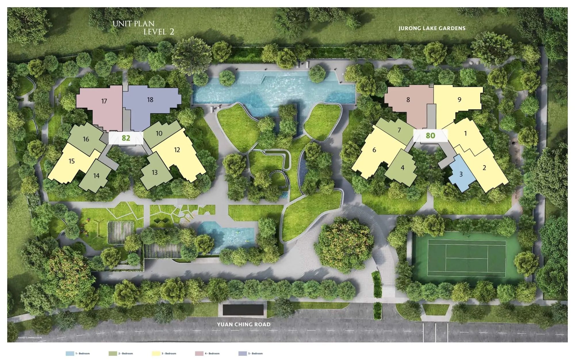 The Lakegarden Residences siteplan